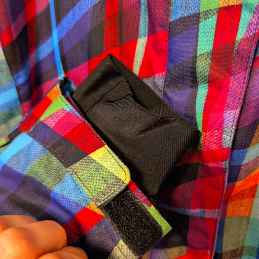 Roxy Multicolor Plaid Ski Jacket - image 5